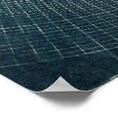 44.4度 – ヴィンテージ図 ポスター (角)