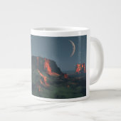 44 oz mug with (Desert Monuments" image ジャンボコーヒーマグカップ (正面右)
