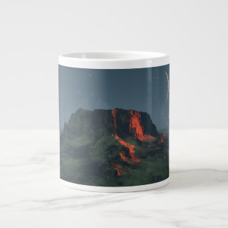 44 oz mug with (Desert Monuments" image ジャンボコーヒーマグカップ