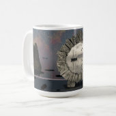 44 oz mug with "Portal in Time" image コーヒーマグカップ (正面左)