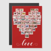 44 Photo Collage Camera Film Heart Magnetic Card (正面/裏面)