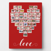 44 Photo Collage Love Instant Camera Film Heart フォトプラーク (正面)