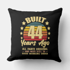 44 Years Ago All Parts Original 44th Birthday クッション