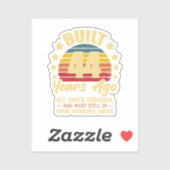 44 Years Ago All Parts Original 44th Birthday シール (シート)