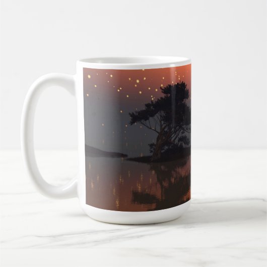 44oz mug with "Dayspring" image コーヒーマグカップ (左)