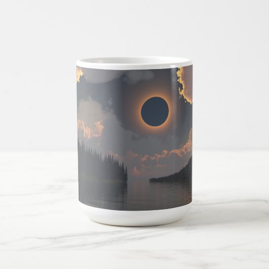 44oz mug with "eclipse" image コーヒーマグカップ (中央)
