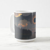 44oz mug with "eclipse" image コーヒーマグカップ (正面左)