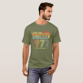 44th誕生日伝説1977年10月以来ヴィンテージ4 tシャツ (正面フル)