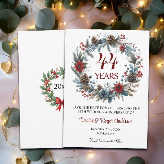 44th Wedding Anniversary Winter セーブザデート