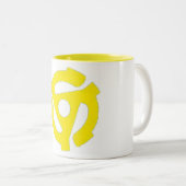 45の紡錘のコーヒー・マグ ツートーンマグカップ (正面右)