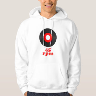 45のrpmのフード付 パーカ