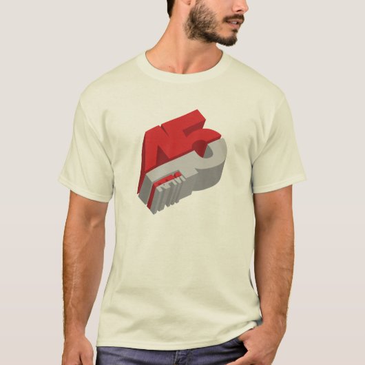 45のRPM 3D Tシャツ (正面)