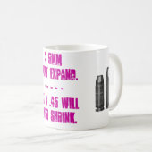.45は縮まりません コーヒーマグカップ (正面右)