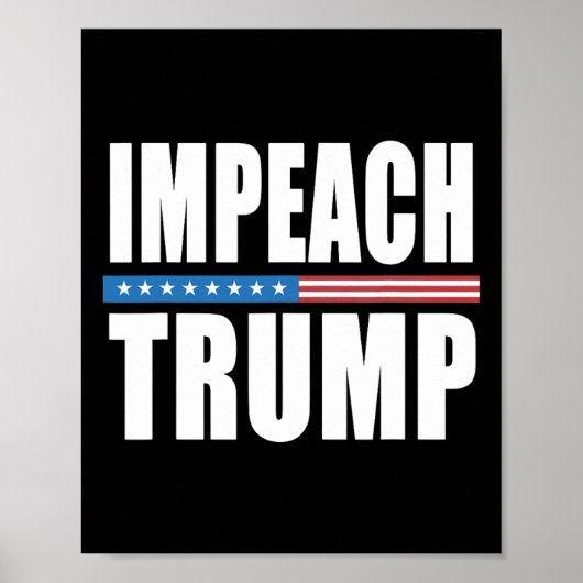 45を弾劾しろ 反トランプ 彼は私の大統領ではない ポスター (正面)