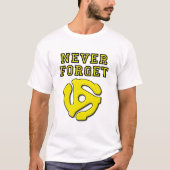 45を忘れるな 面白Tシャツ Tシャツ (正面)