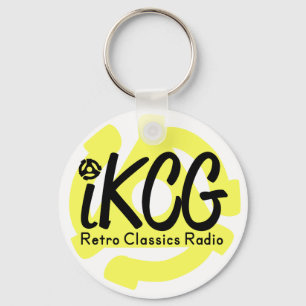 45アダプターとのiKCGのロゴKeychain キーホルダー