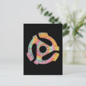 45アダプター タイダイ ポストカード (スタンド正面)