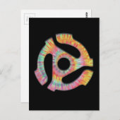 45アダプター タイダイ ポストカード (正面/裏面)