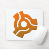 45アダプター-ターンテーブルのレコードDJのディスクジョッキー マウスパッド (マウス)