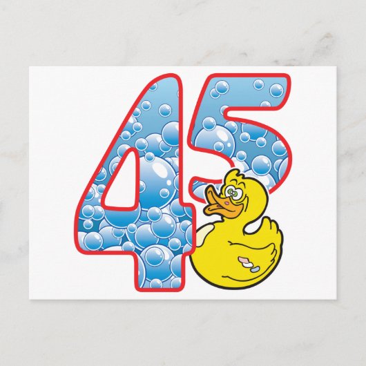 45エイジダック ポストカード (正面)