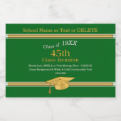 45クラスボトル用ミニワイン懇親会ラベル スパークリングワインラベル (シングルラベル)