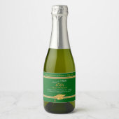 45クラスボトル用ミニワイン懇親会ラベル スパークリングワインラベル (正面)