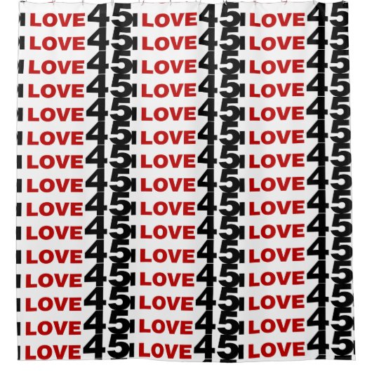 45シャワーカーテンが大好き シャワーカーテン (正面)