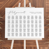 45テーブル大きい座席表を見つける ポスター