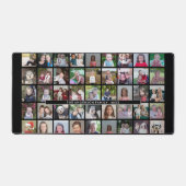 45フォトコラージュ – 5行9列 – 黒 デスクマット (正面)