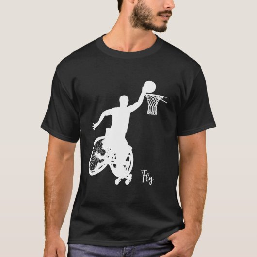 45ポイントプレーヤー車いすバスケ Tシャツ (正面)