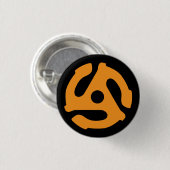 45個のアダプターの1インチボタン 缶バッジ (正面&裏面)