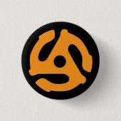 45個のアダプターの1インチボタン 缶バッジ (正面)