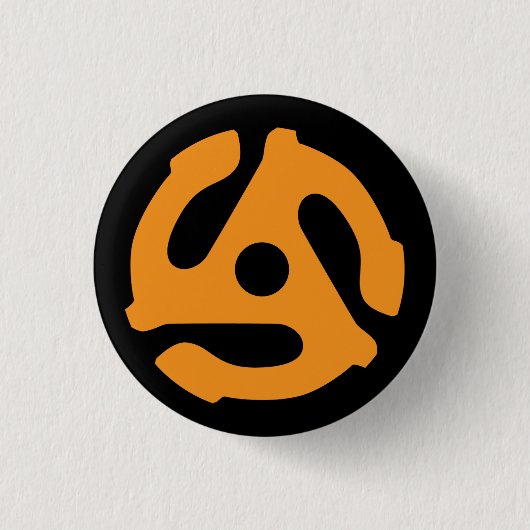 45個のアダプターの1インチボタン 缶バッジ (正面)