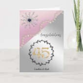 45周年を祝結婚う カード (正面)