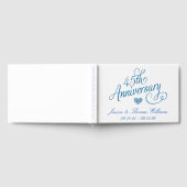 45周年サファイア結婚記念日 ゲストブック (全面)