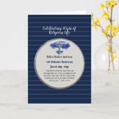 45周年叙階司祭 – 任意の聖職者 カード (黄色い花)