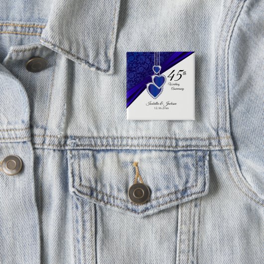 45周年結婚デザイン 缶バッジ (インサイチュ)