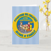 45周年結婚記念日の贈り物 カード (黄色い花)