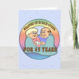 45周年結婚記念日の贈り物 カード