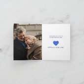 45周年結婚記念日 サファイアの愛 強く カード (内部)