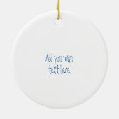 45周年結婚象の装飾 セラミックオーナメント (裏面)