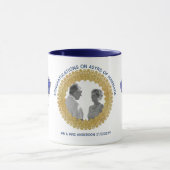 45周年結婚- ADD PHOTO Sapphire Gift マグカップ (中央)