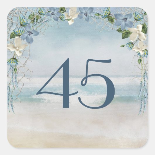 45周年記念の航海用ネットとアーチ スクエアシール (正面)