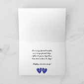 45周年記念サファイアハート写真 カード (内部)