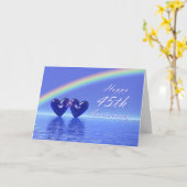 45周年記念サファイアハート カード (黄色い花)