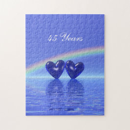 45周年記念サファイアハート ジグソーパズル