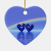 45周年記念サファイアハート セラミックオーナメント (裏面)