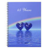 45周年記念サファイアハート ノートブック (正面)