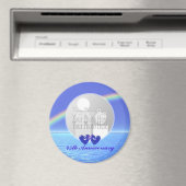 45周年記念サファイアハート（フォトフレーム） マグネット (インサイチュ (食洗機))