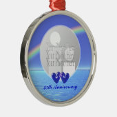 45周年記念サファイアハート（フォトフレーム） メタルオーナメント (右)